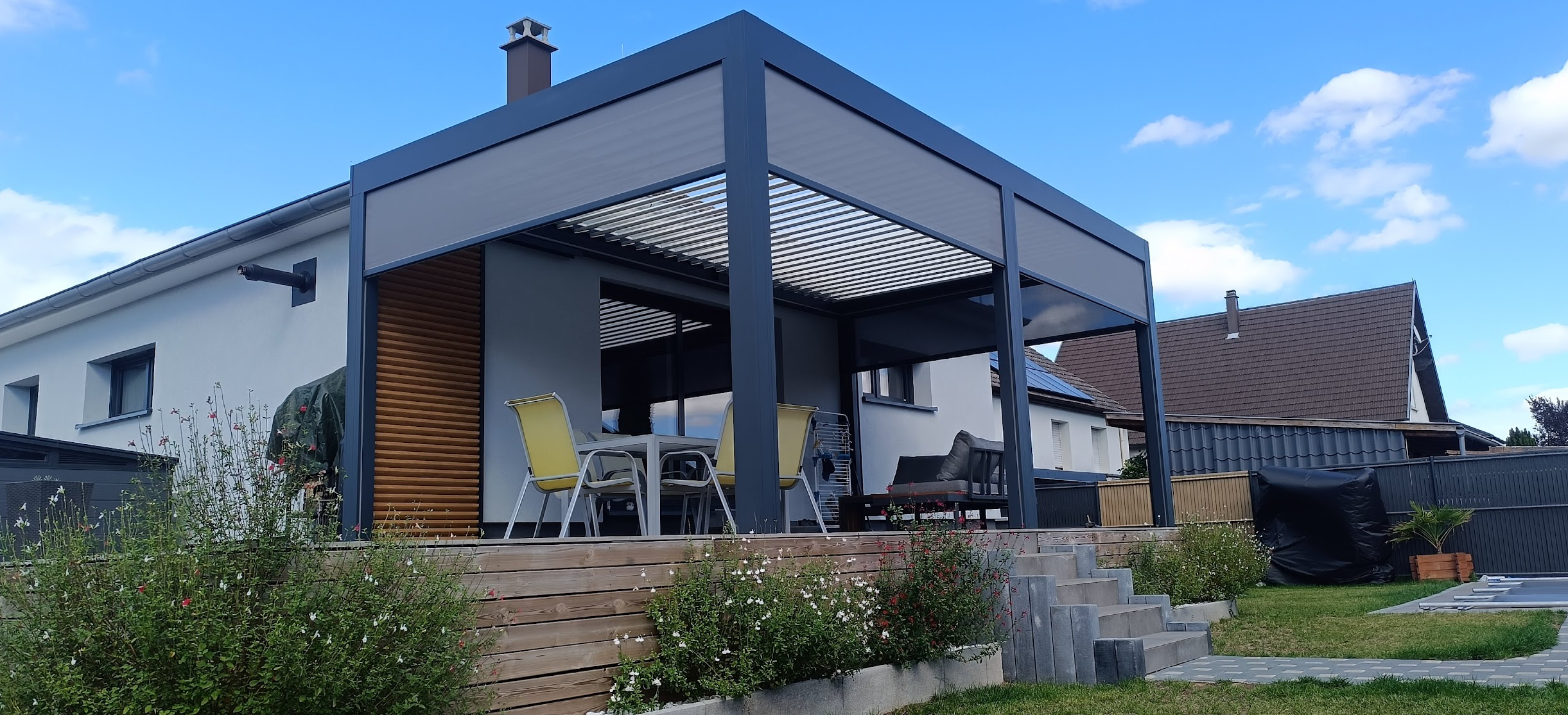 Pergola bioclimatique
