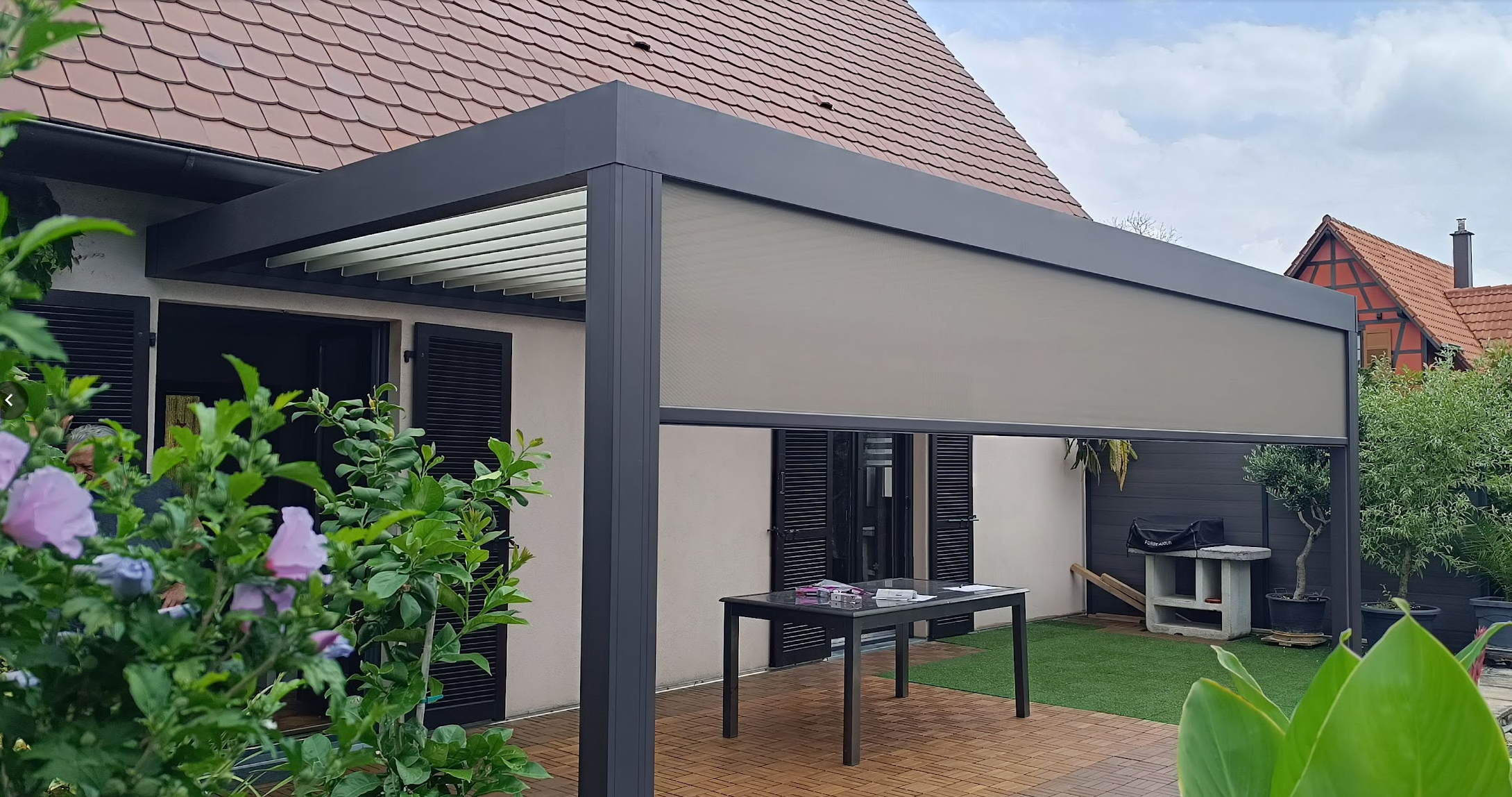 Pergola bioclimatique