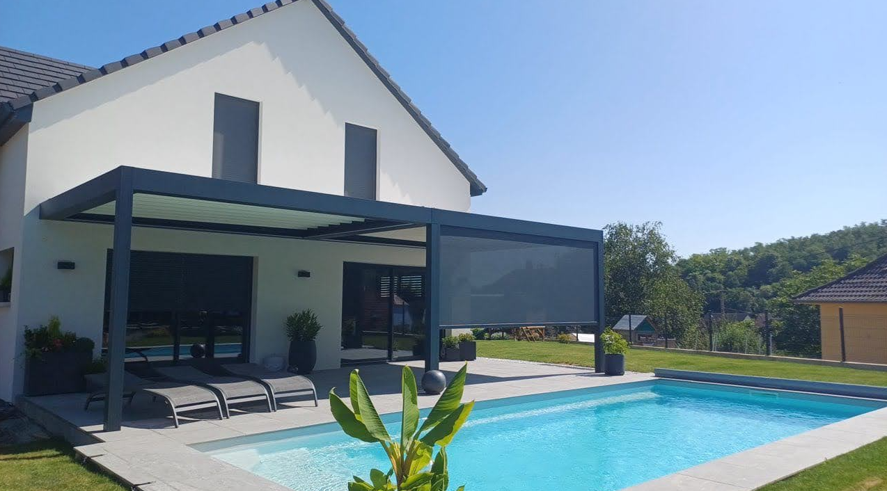 Pergola bioclimatique